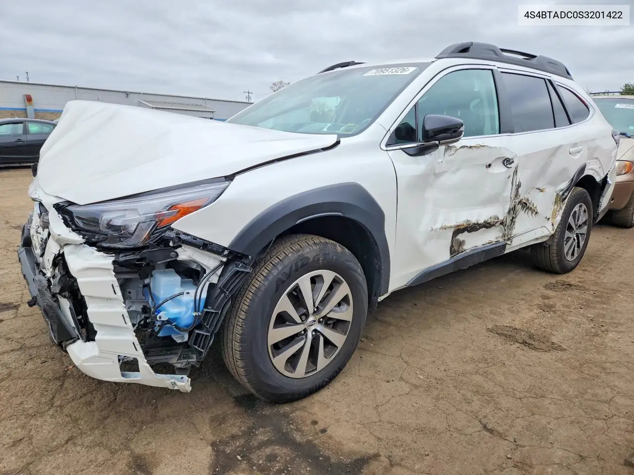 SUBARU OUTBACK 2025, VIN 4S4BTADC0S3201422