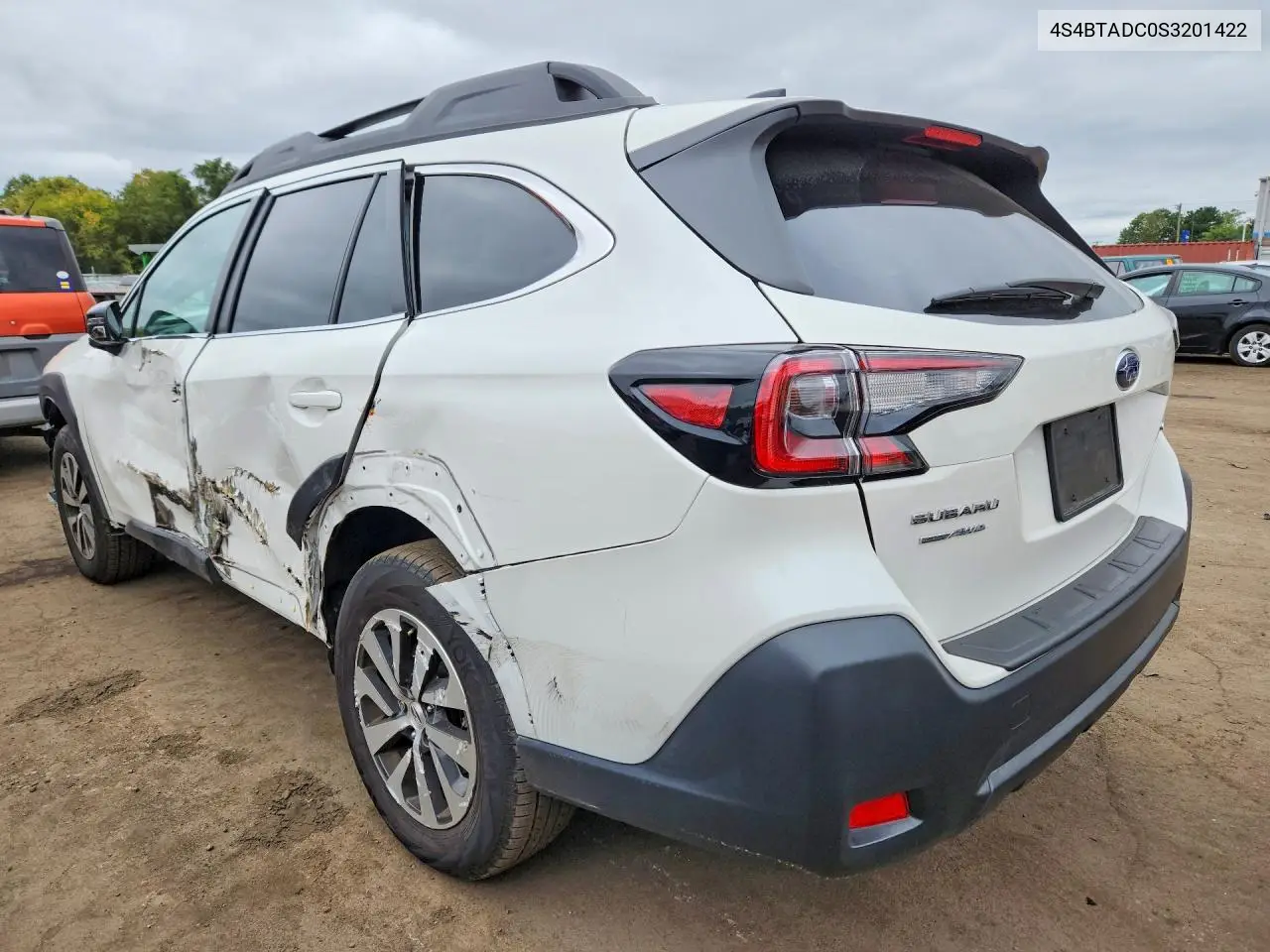 2025 SUBARU OUTBACK VIN 4S4BTADC0S3201422 — фото 2