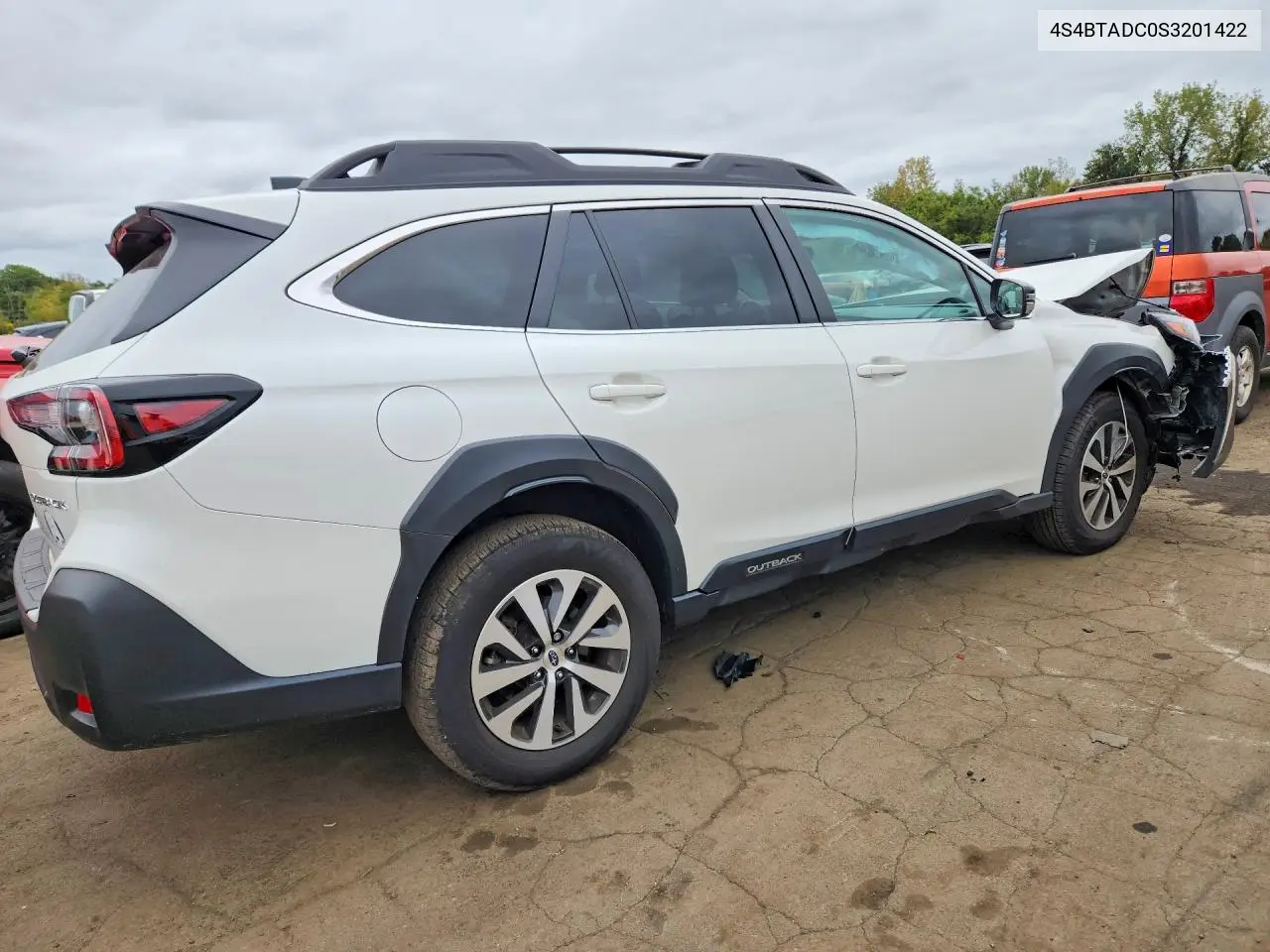 2025 SUBARU OUTBACK VIN 4S4BTADC0S3201422 — фото 3
