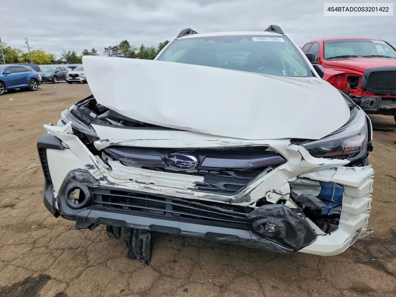 2025 SUBARU OUTBACK VIN 4S4BTADC0S3201422 — фото 5