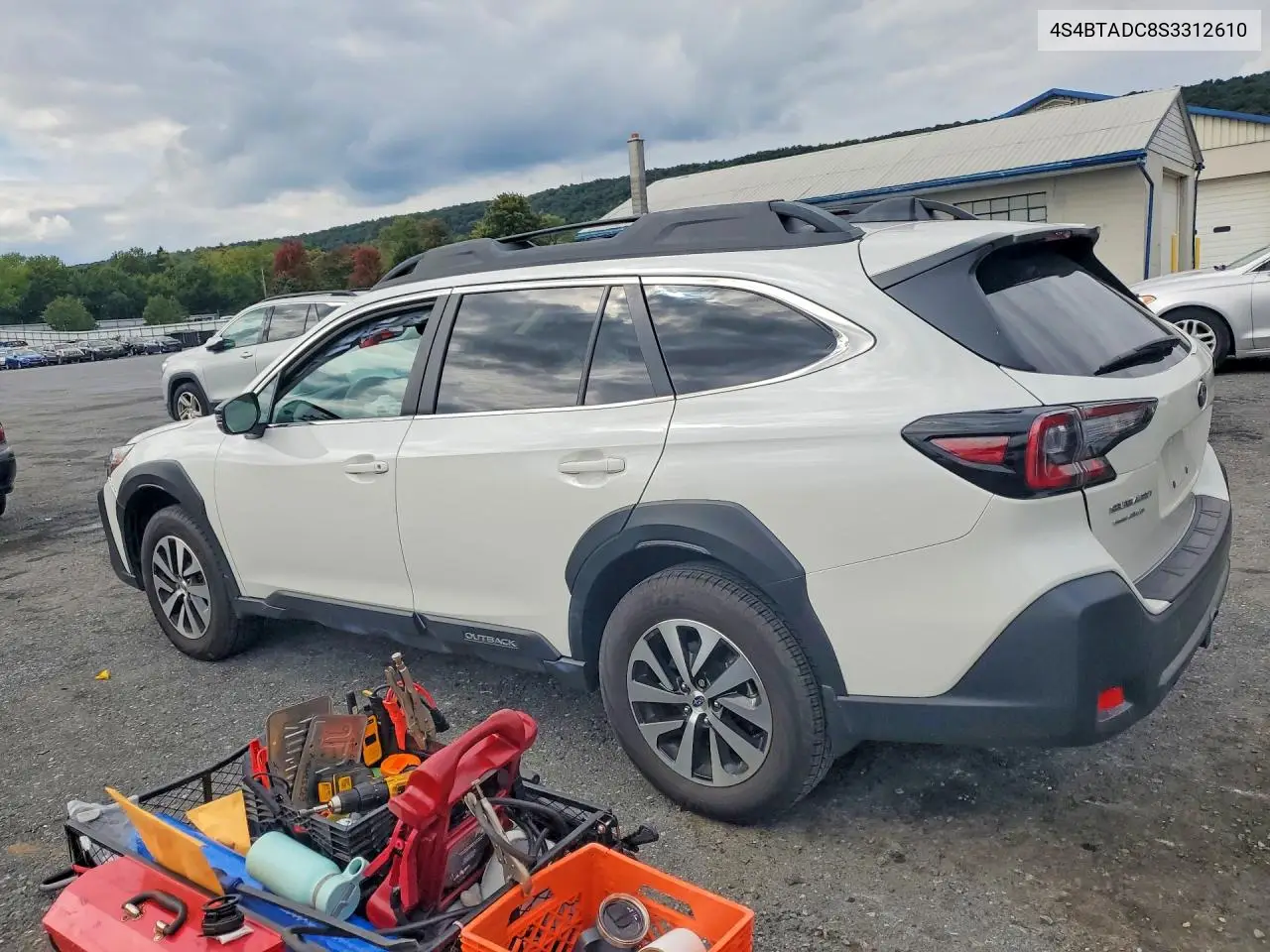 2025 SUBARU OUTBACK VIN 4S4BTADC8S3312610 — фото 2