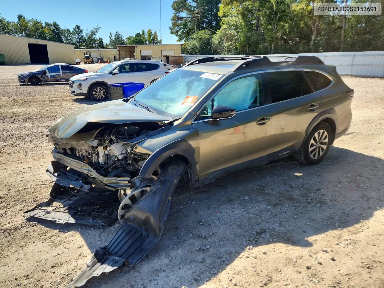 SUBARU OUTBACK 2025, VIN 4S4BTAFC9S3153691