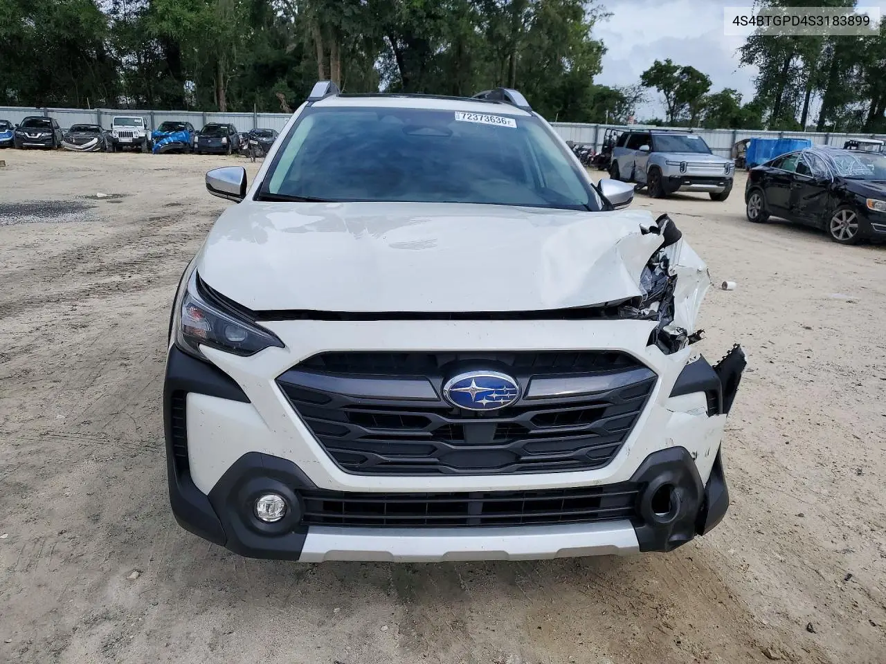 2025 SUBARU OUTBACK VIN 4S4BTGPD4S3183899 — фото 5