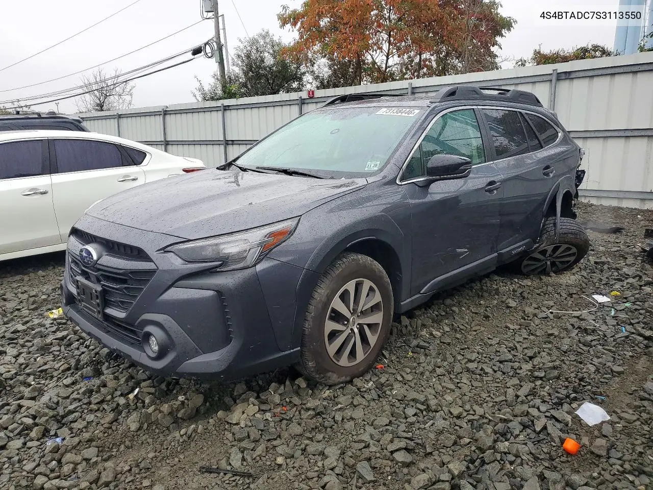 SUBARU OUTBACK 2025, VIN 4S4BTADC7S3113550
