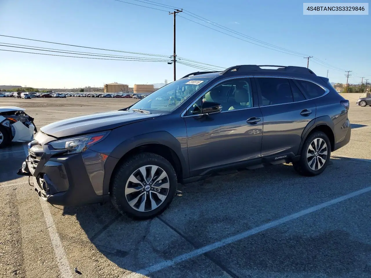 SUBARU OUTBACK 2025, VIN 4S4BTANC3S3329846
