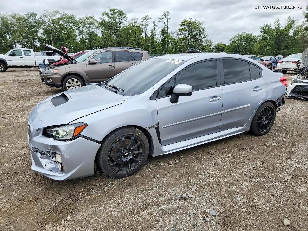 SUBARU WRX 2015, VIN JF1VA1G63F8800472