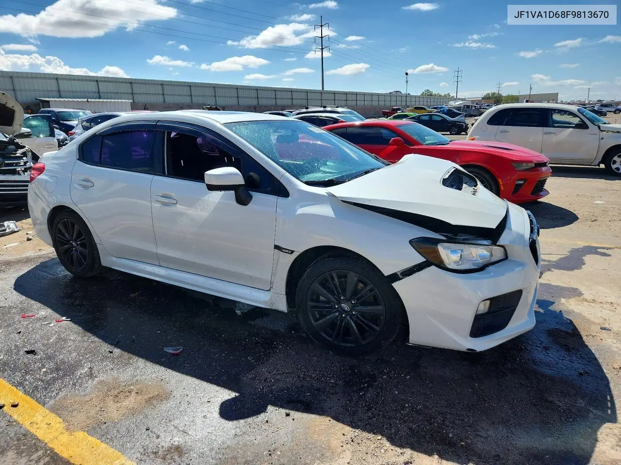 2015 SUBARU WRX VIN JF1VA1D68F9813670 — фото 4