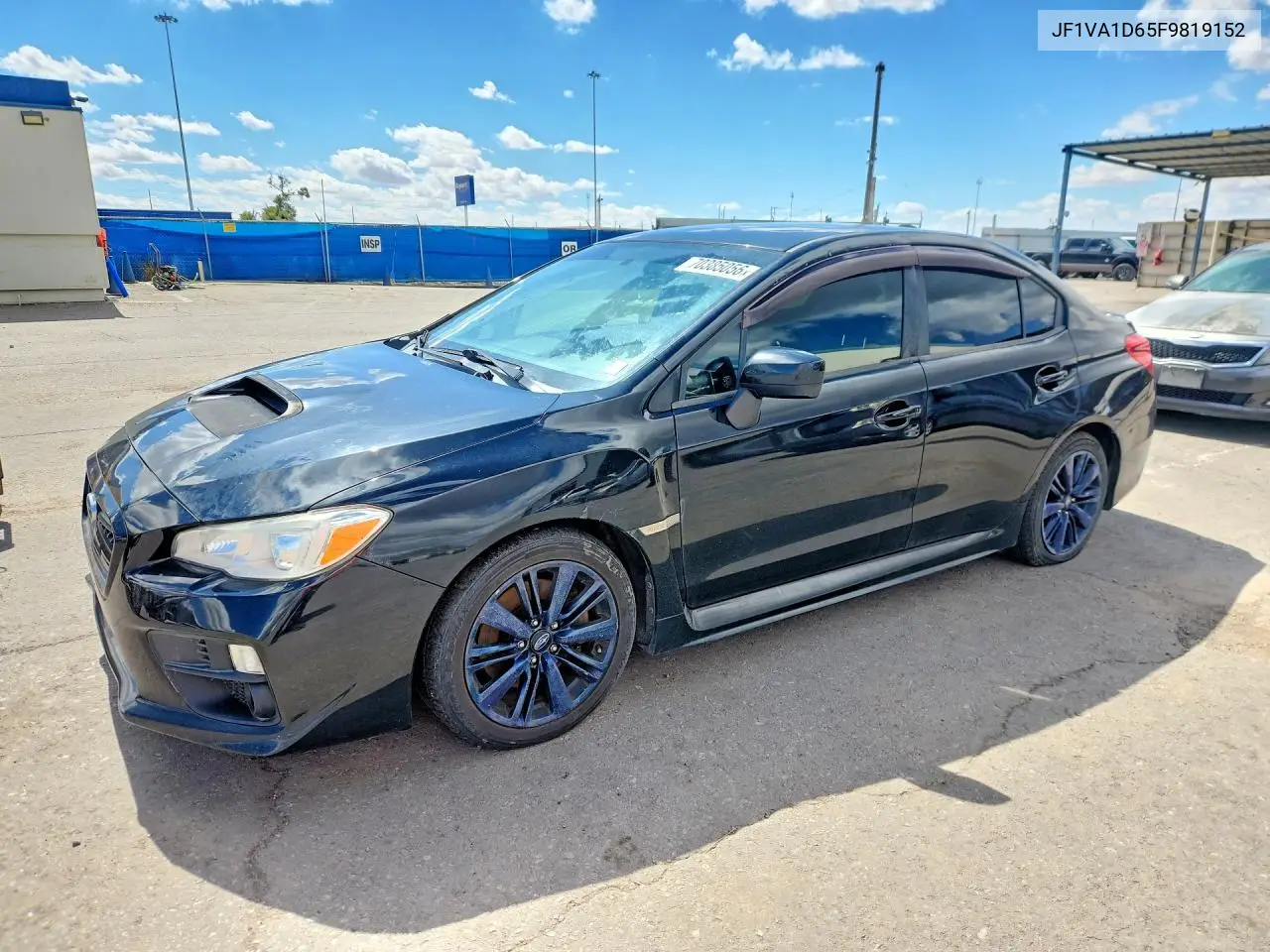 SUBARU WRX 2015, VIN JF1VA1D65F9819152