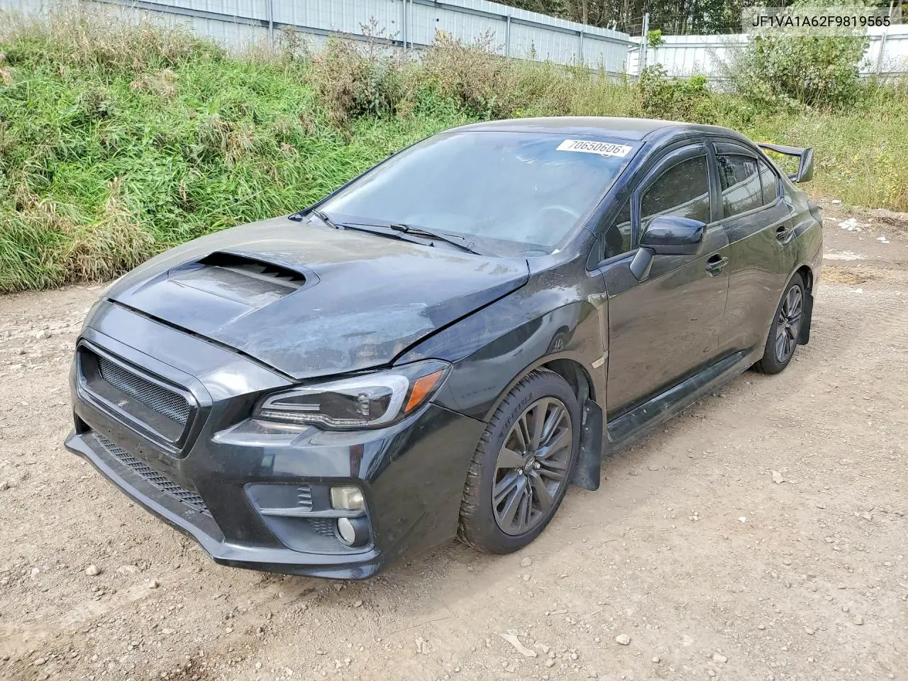 SUBARU WRX 2015, VIN JF1VA1A62F9819565