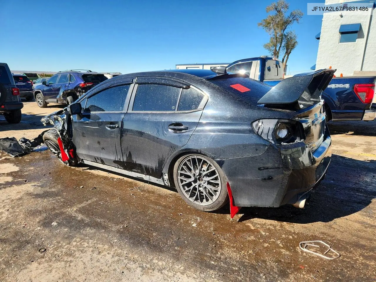 2015 SUBARU WRX VIN JF1VA2L67F9831486 — фото 2