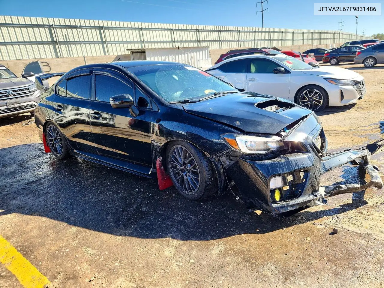 2015 SUBARU WRX VIN JF1VA2L67F9831486 — фото 4