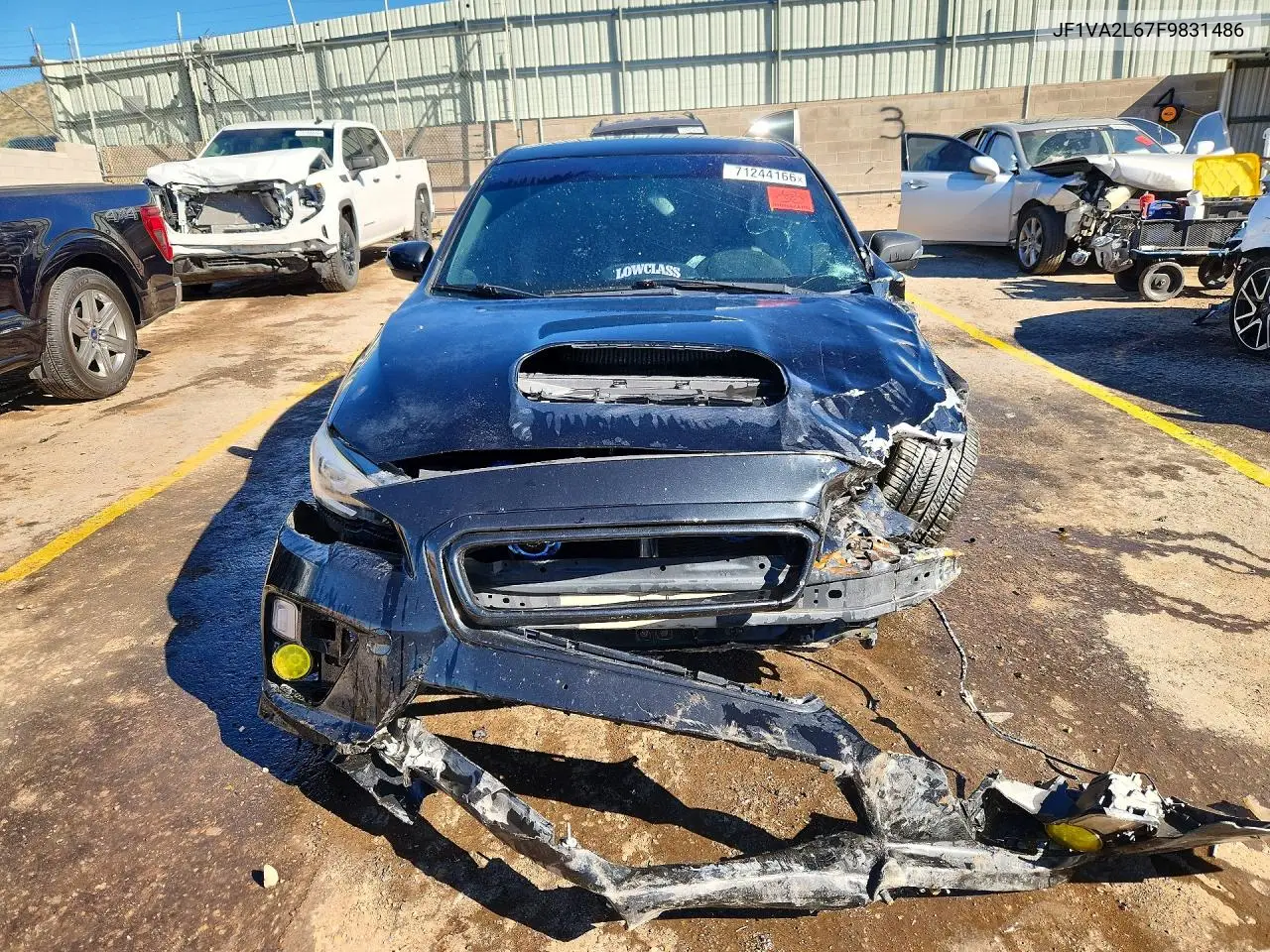 2015 SUBARU WRX VIN JF1VA2L67F9831486 — фото 5