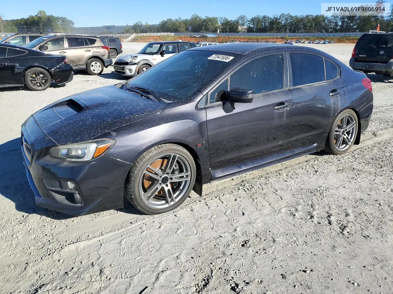 SUBARU WRX 2015, VIN JF1VA2L69F9806914
