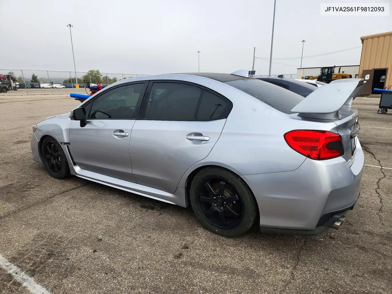 2015 SUBARU WRX VIN JF1VA2S61F9812093 — фото 2