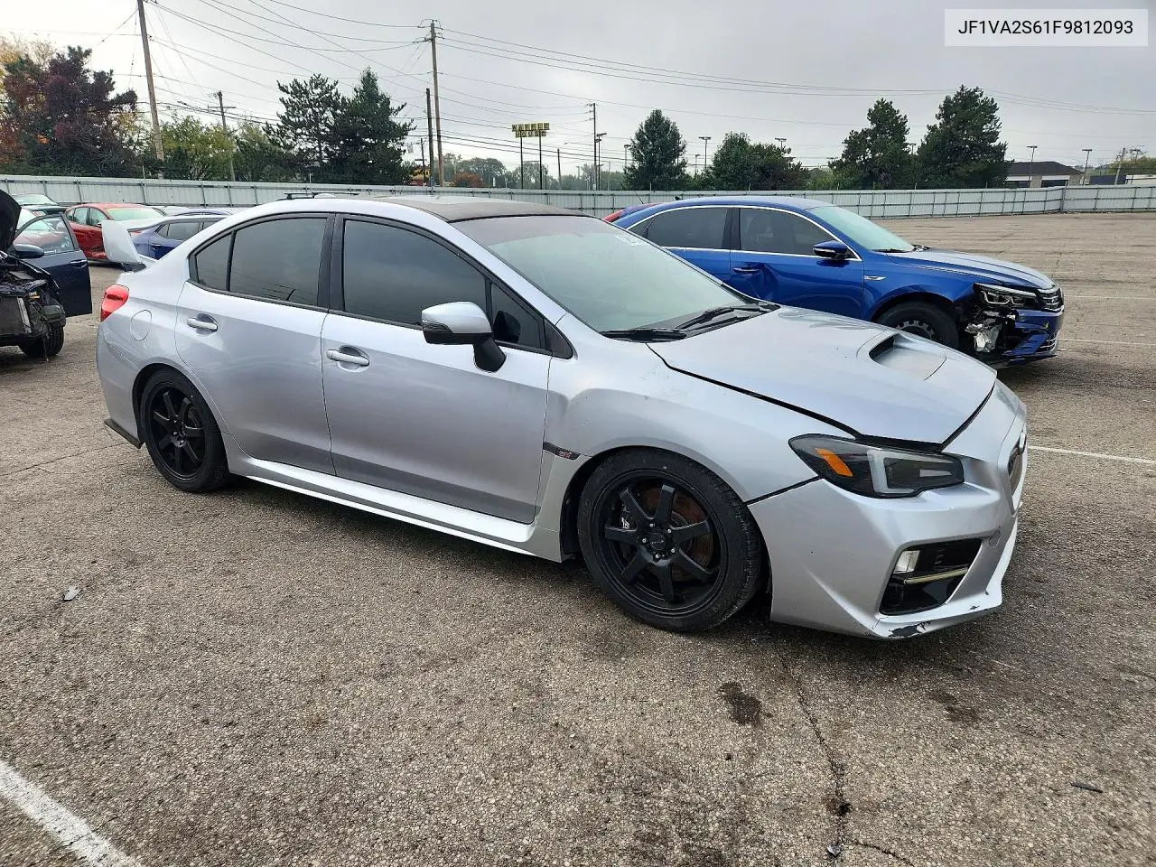 2015 SUBARU WRX VIN JF1VA2S61F9812093 — фото 4