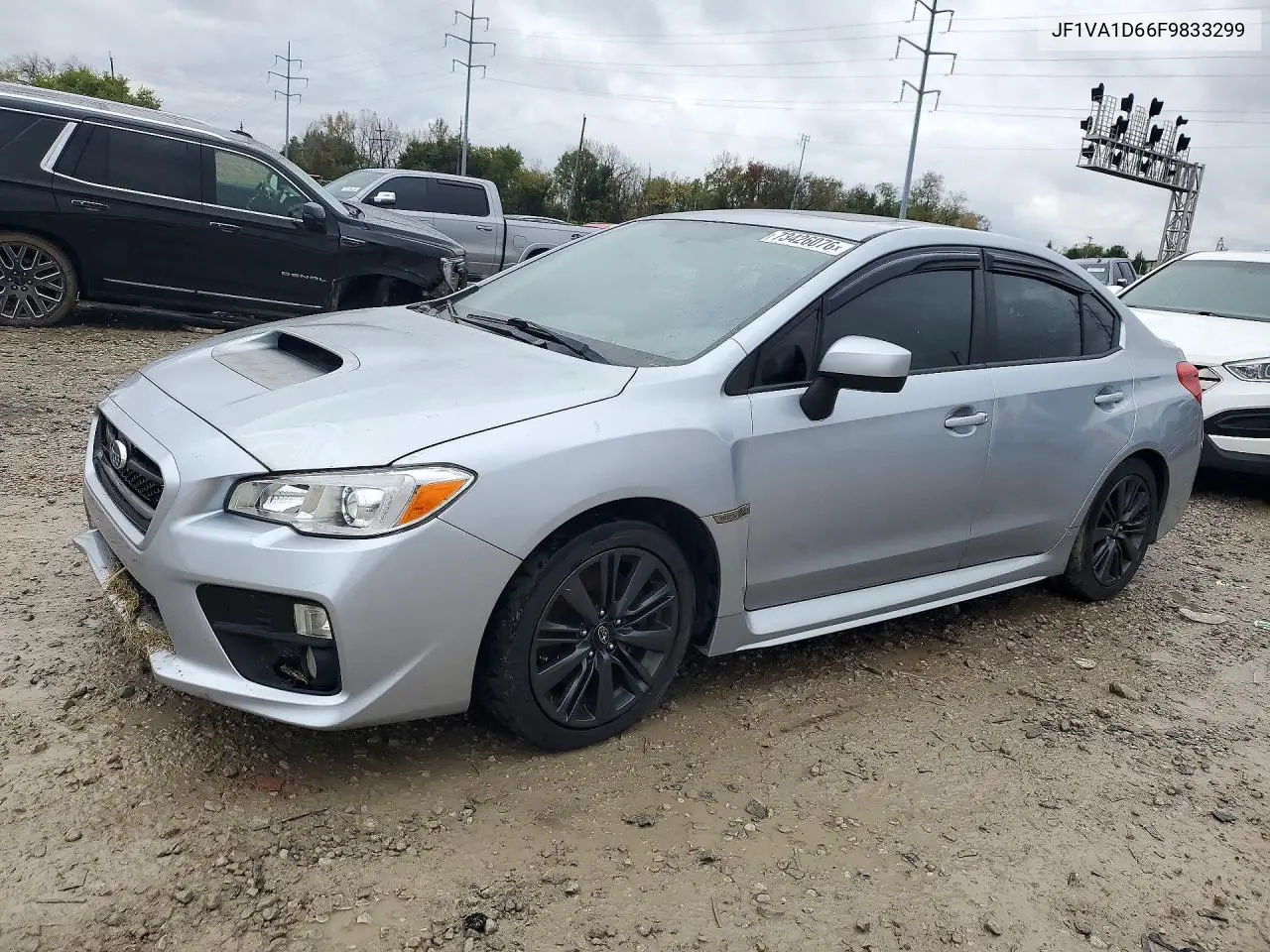 SUBARU WRX 2015, VIN JF1VA1D66F9833299