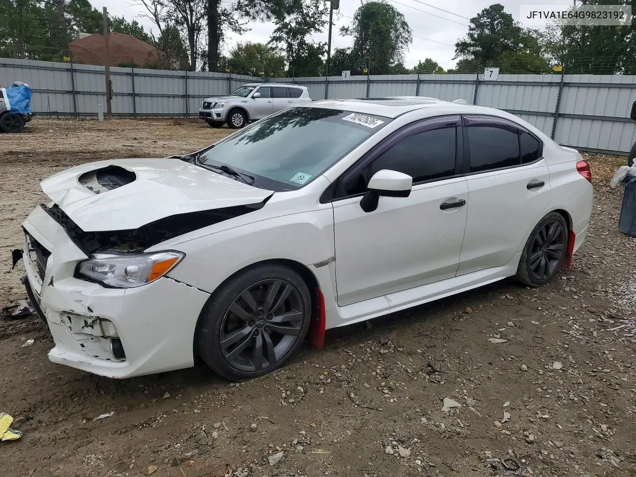 SUBARU WRX 2016, VIN JF1VA1E64G9823192