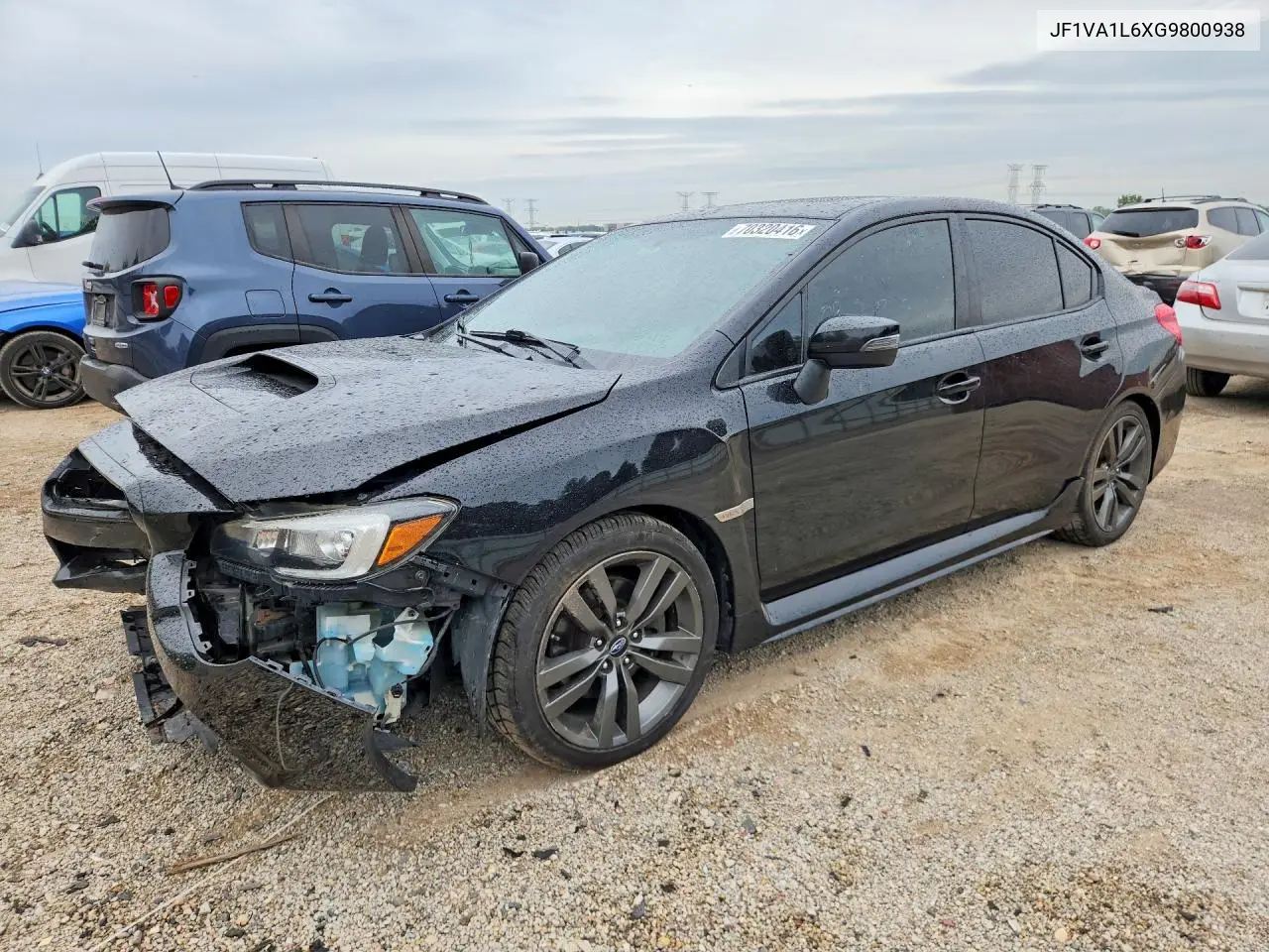 SUBARU WRX 2016, VIN JF1VA1L6XG9800938