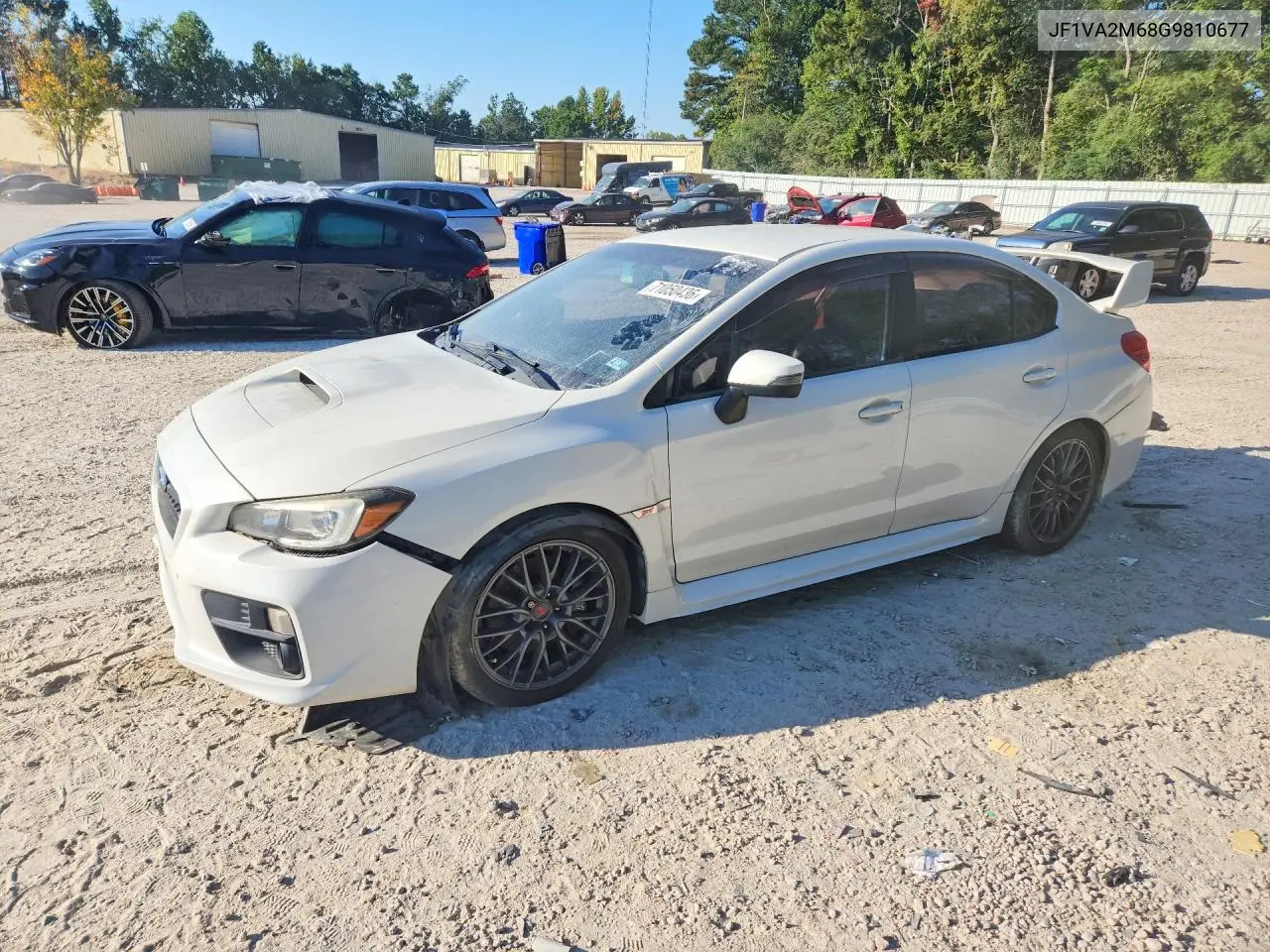 SUBARU WRX 2016, VIN JF1VA2M68G9810677