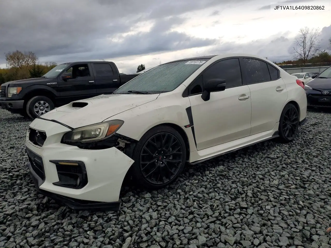 SUBARU WRX 2016, VIN JF1VA1L64G9820862