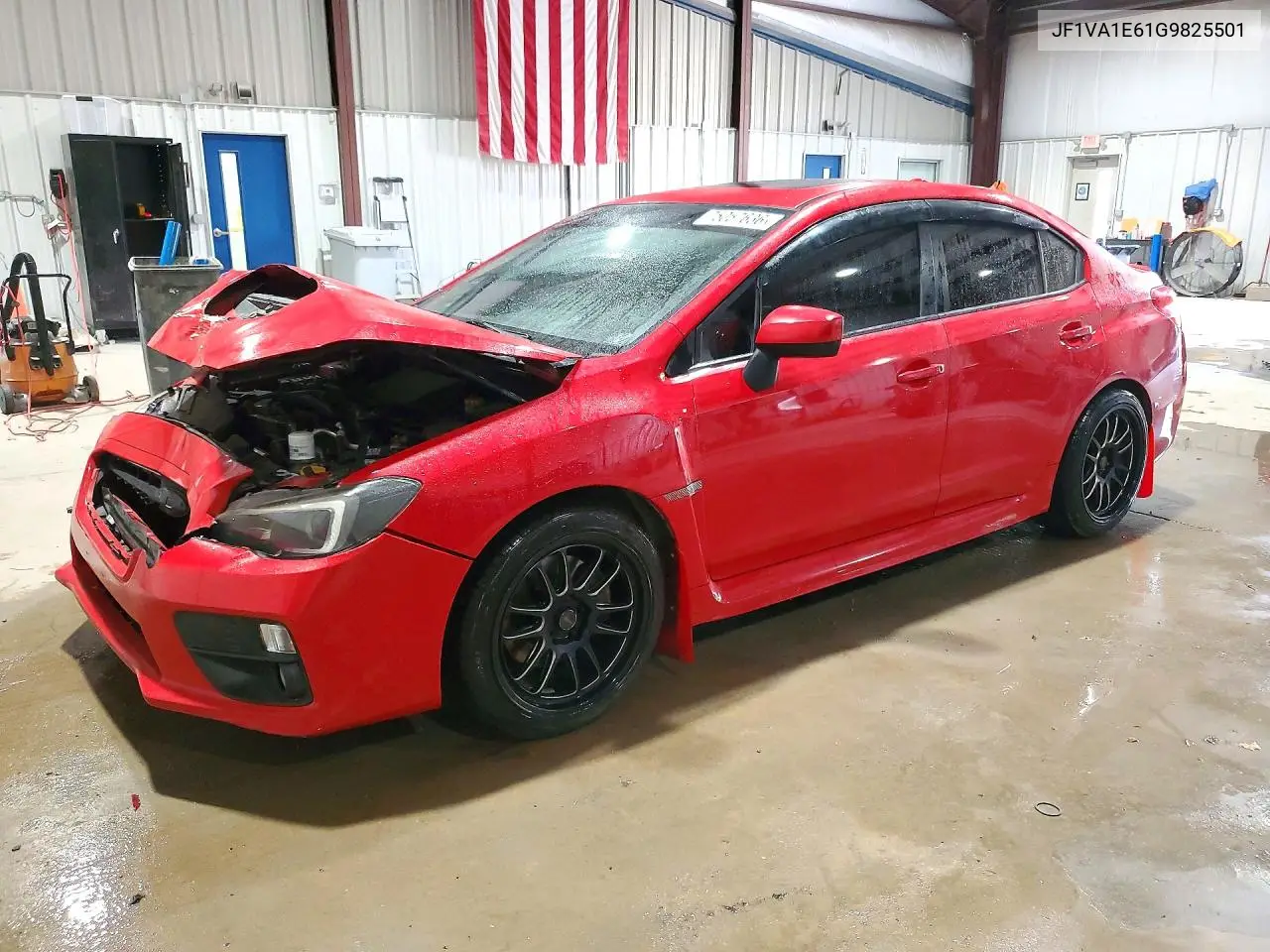 SUBARU WRX 2016, VIN JF1VA1E61G9825501