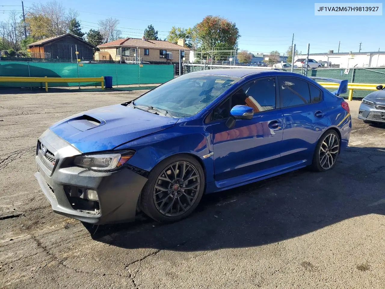 SUBARU WRX 2017, VIN JF1VA2M67H9813927