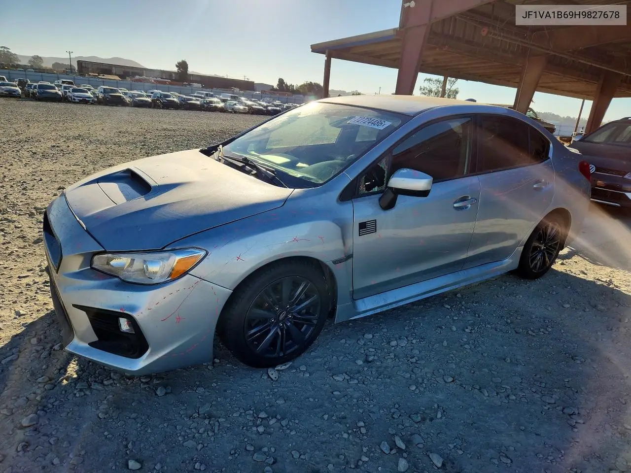 SUBARU WRX 2017, VIN JF1VA1B69H9827678