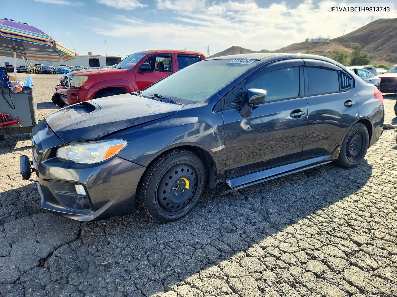 SUBARU WRX 2017, VIN JF1VA1B61H9813743