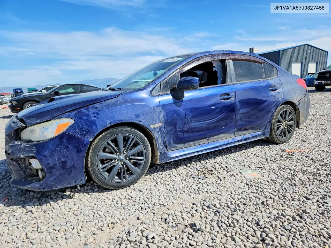 SUBARU WRX 2018, VIN JF1VA1A67J9827458