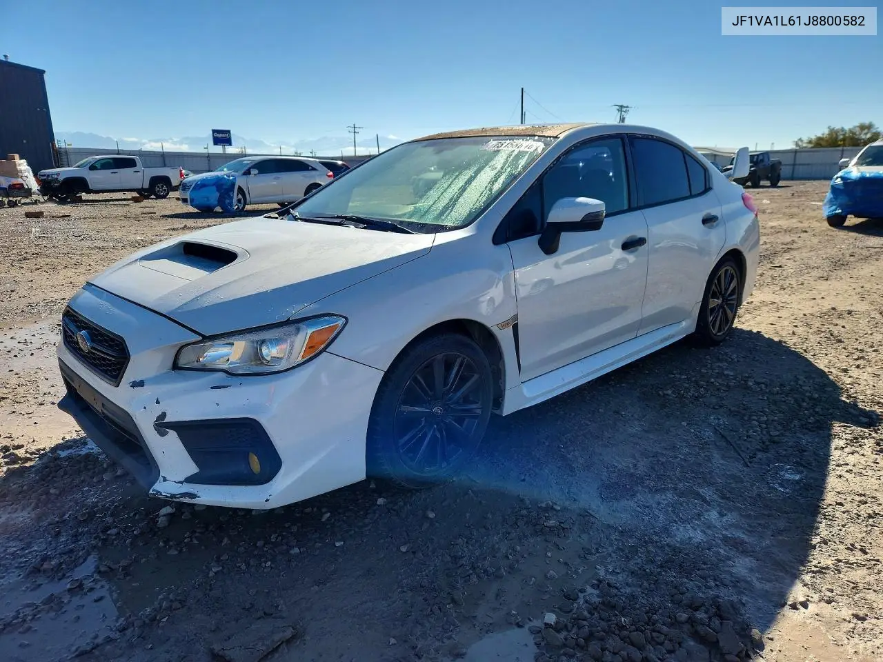 SUBARU WRX 2018, VIN JF1VA1L61J8800582