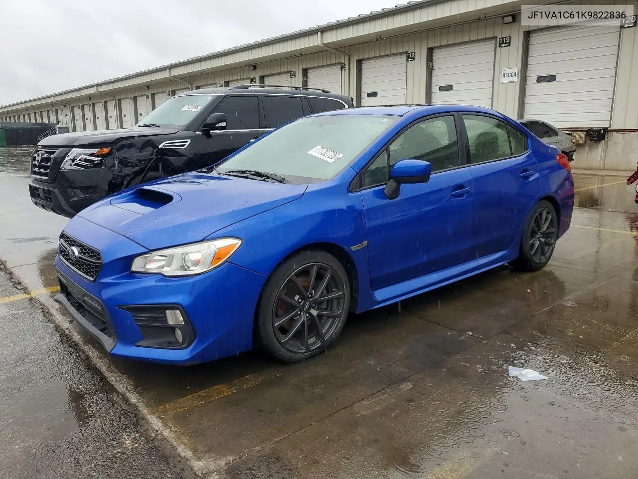 SUBARU WRX 2019, VIN JF1VA1C61K9822836