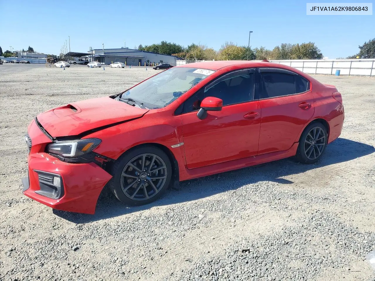 SUBARU WRX 2019, VIN JF1VA1A62K9806843
