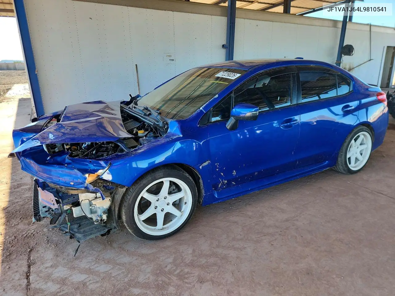 SUBARU WRX 2020, VIN JF1VA1J64L9810541