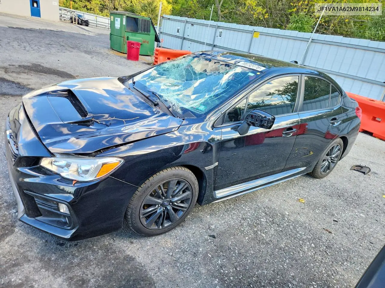 SUBARU WRX 2021, VIN JF1VA1A62M9814234