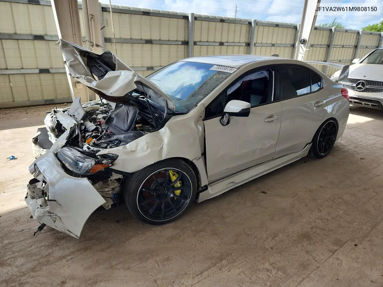 SUBARU WRX 2021, VIN JF1VA2W61M9808150