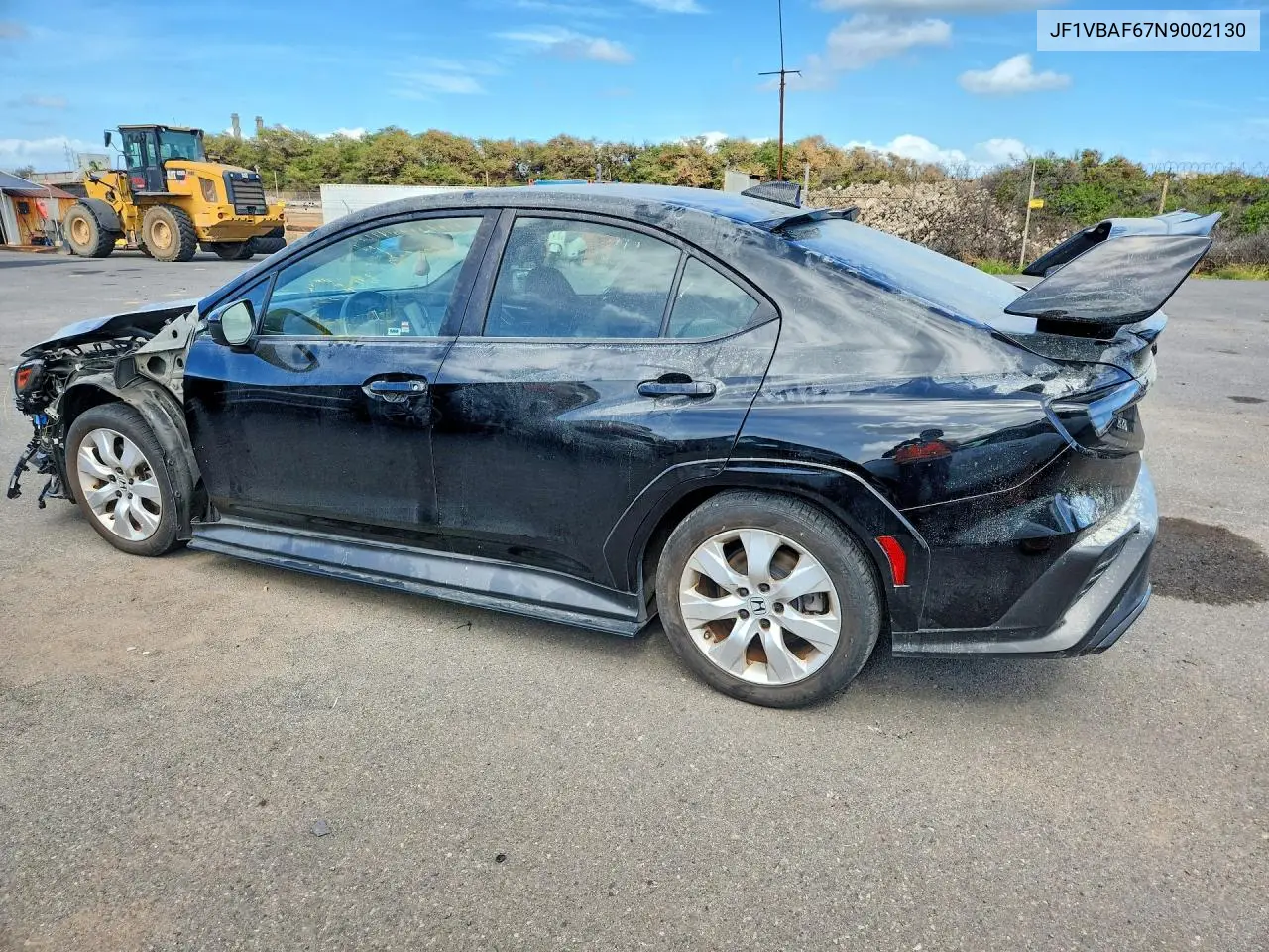 2022 SUBARU WRX VIN JF1VBAF67N9002130 — фото 2