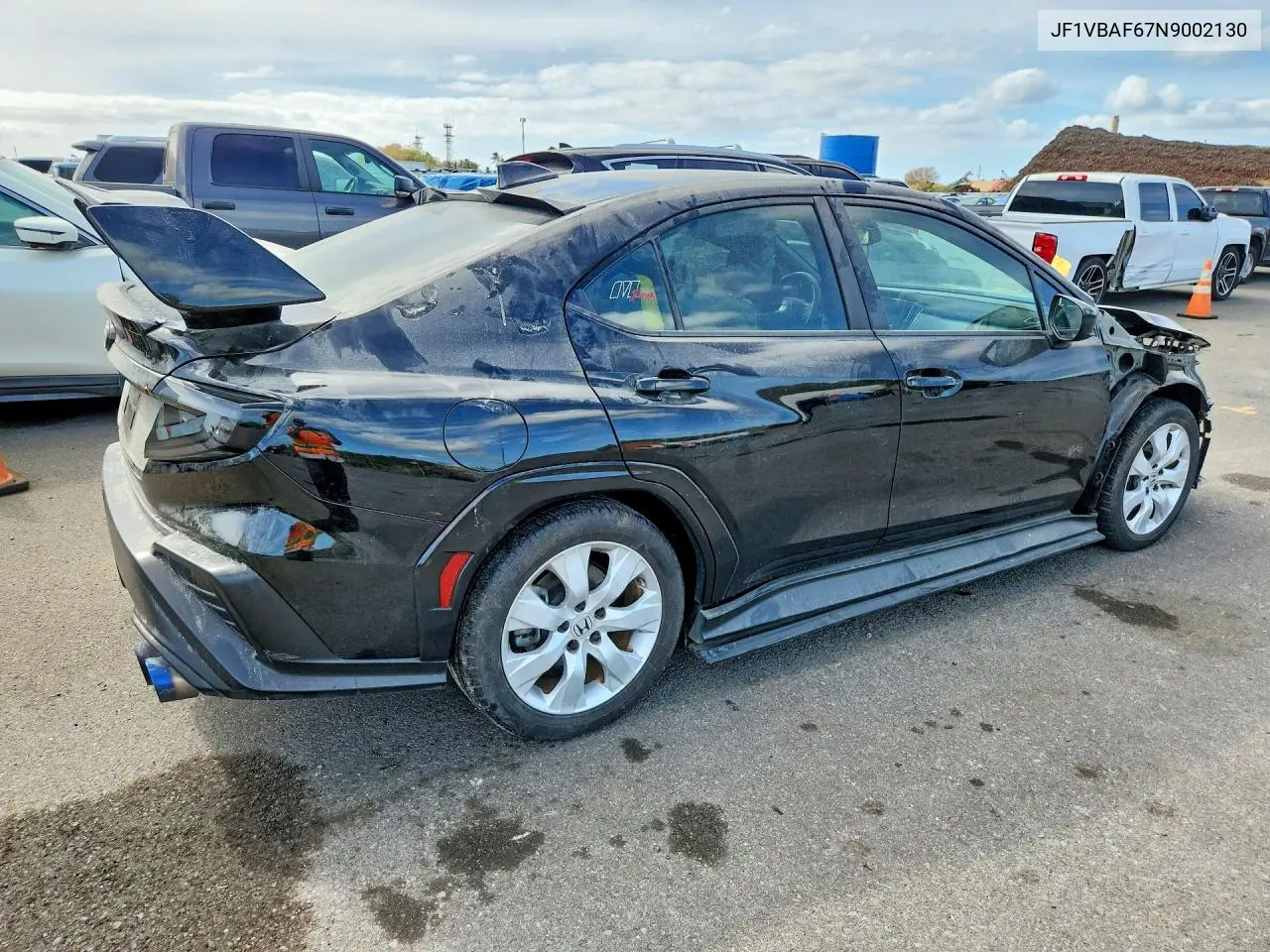 2022 SUBARU WRX VIN JF1VBAF67N9002130 — фото 3