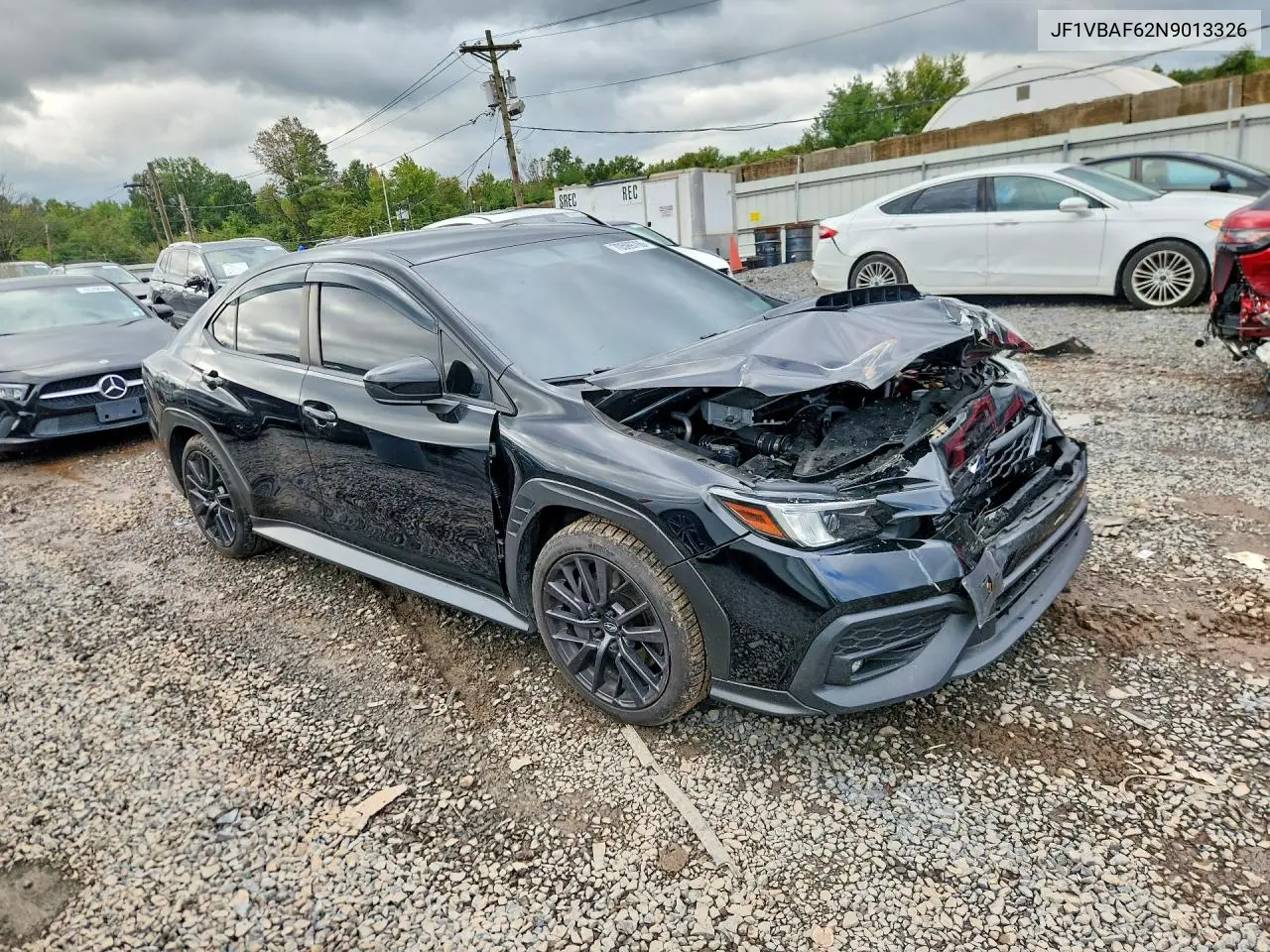 2022 SUBARU WRX VIN JF1VBAF62N9013326 — фото 4