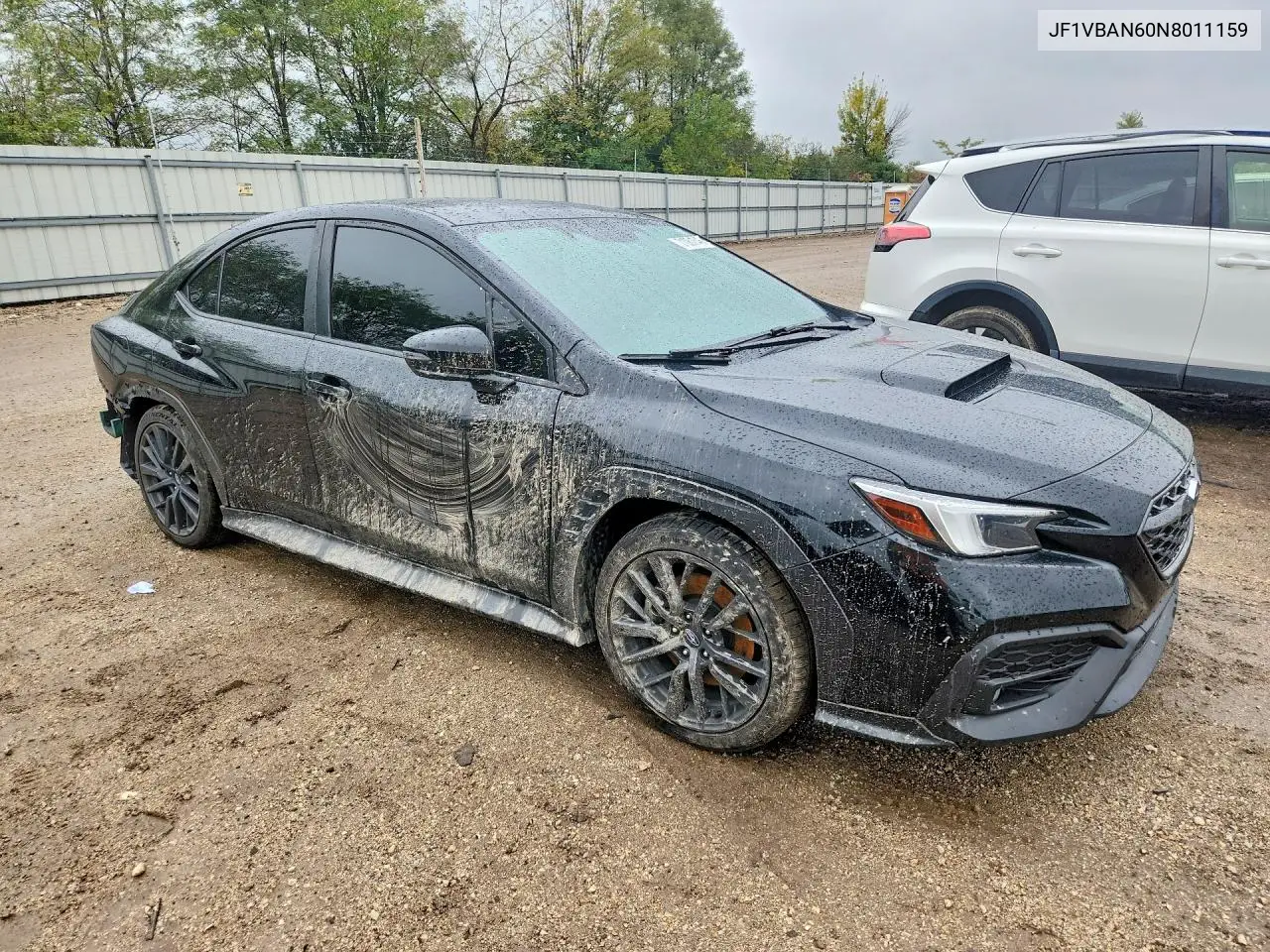 2022 SUBARU WRX VIN JF1VBAN60N8011159 — фото 4