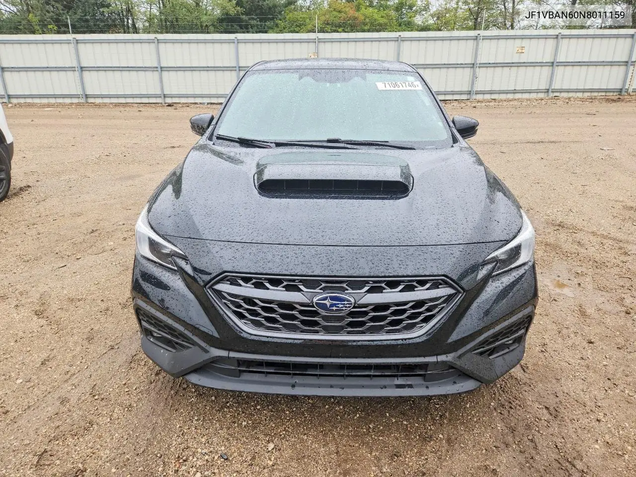 2022 SUBARU WRX VIN JF1VBAN60N8011159 — фото 5