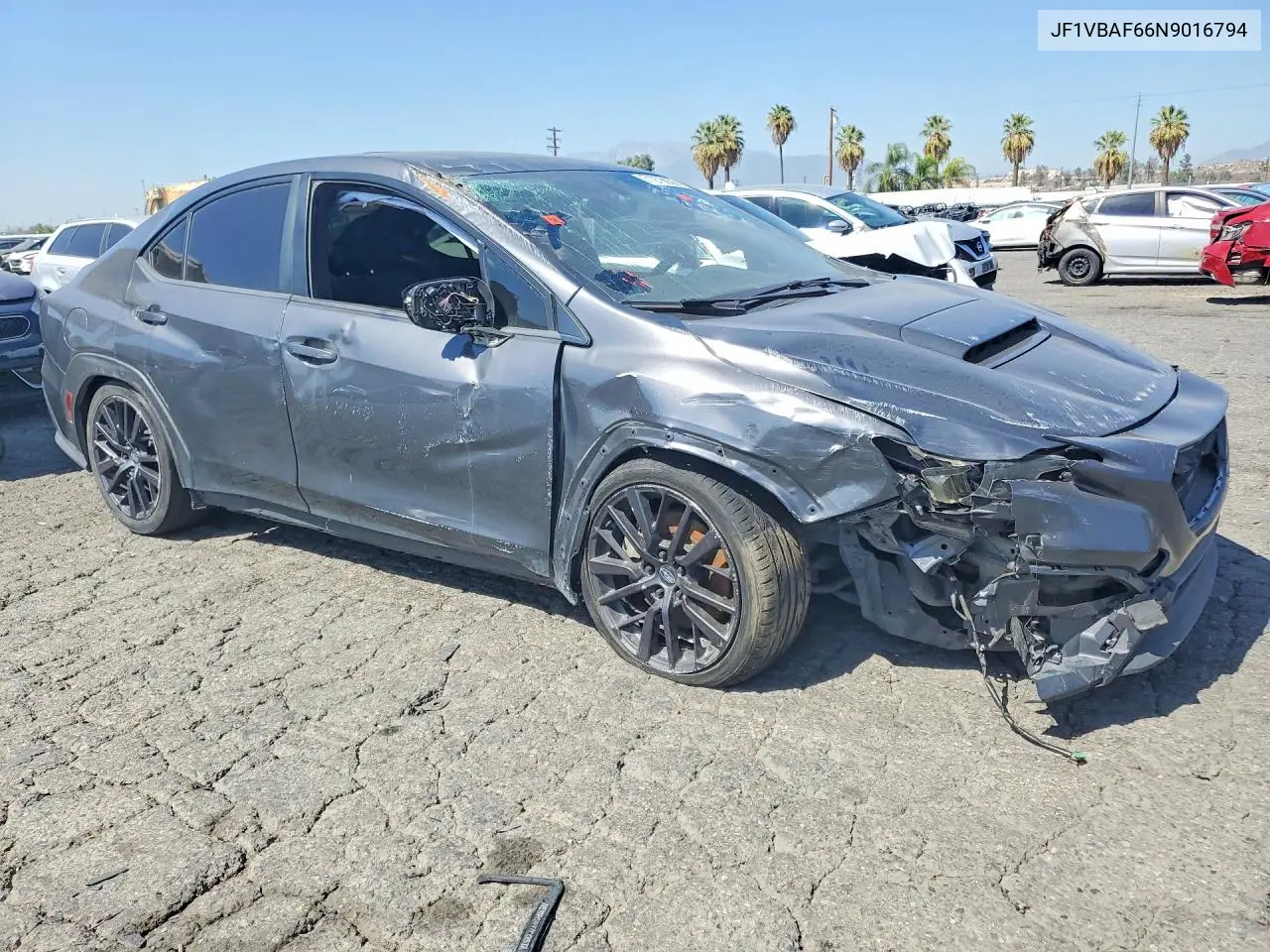 2022 SUBARU WRX VIN JF1VBAF66N9016794 — фото 4