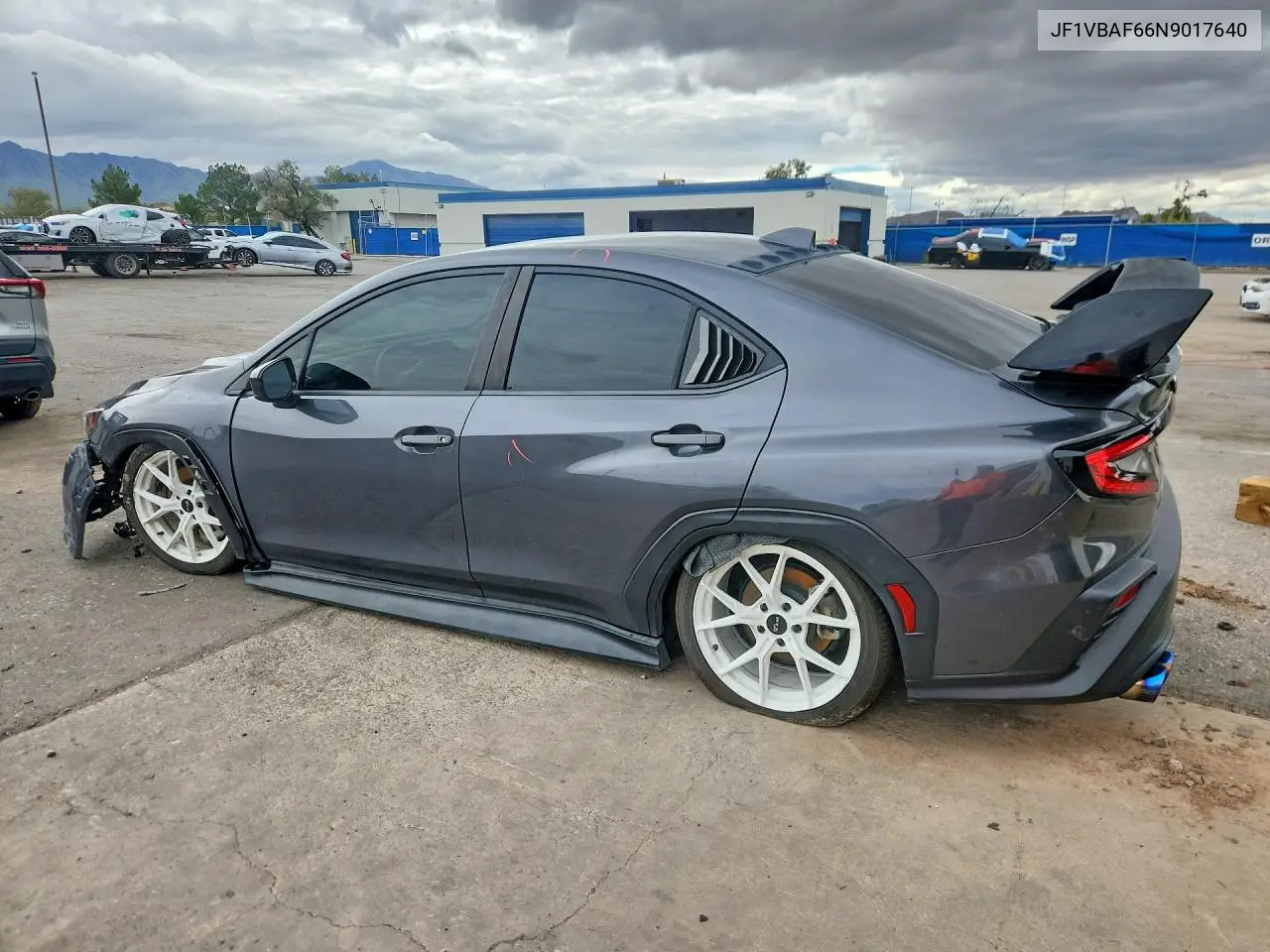 2022 SUBARU WRX VIN JF1VBAF66N9017640 — фото 2