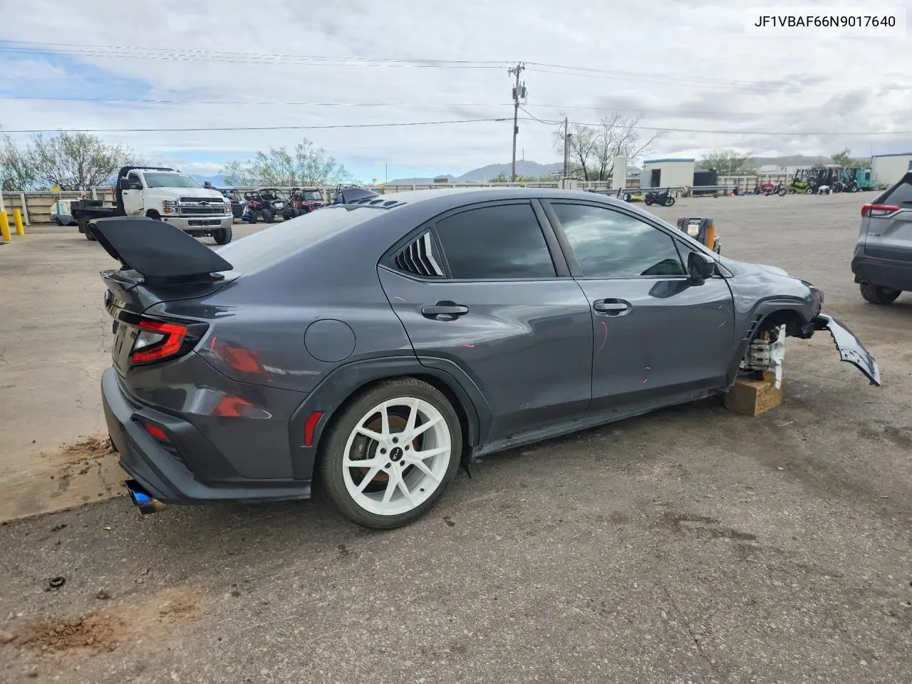 2022 SUBARU WRX VIN JF1VBAF66N9017640 — фото 3