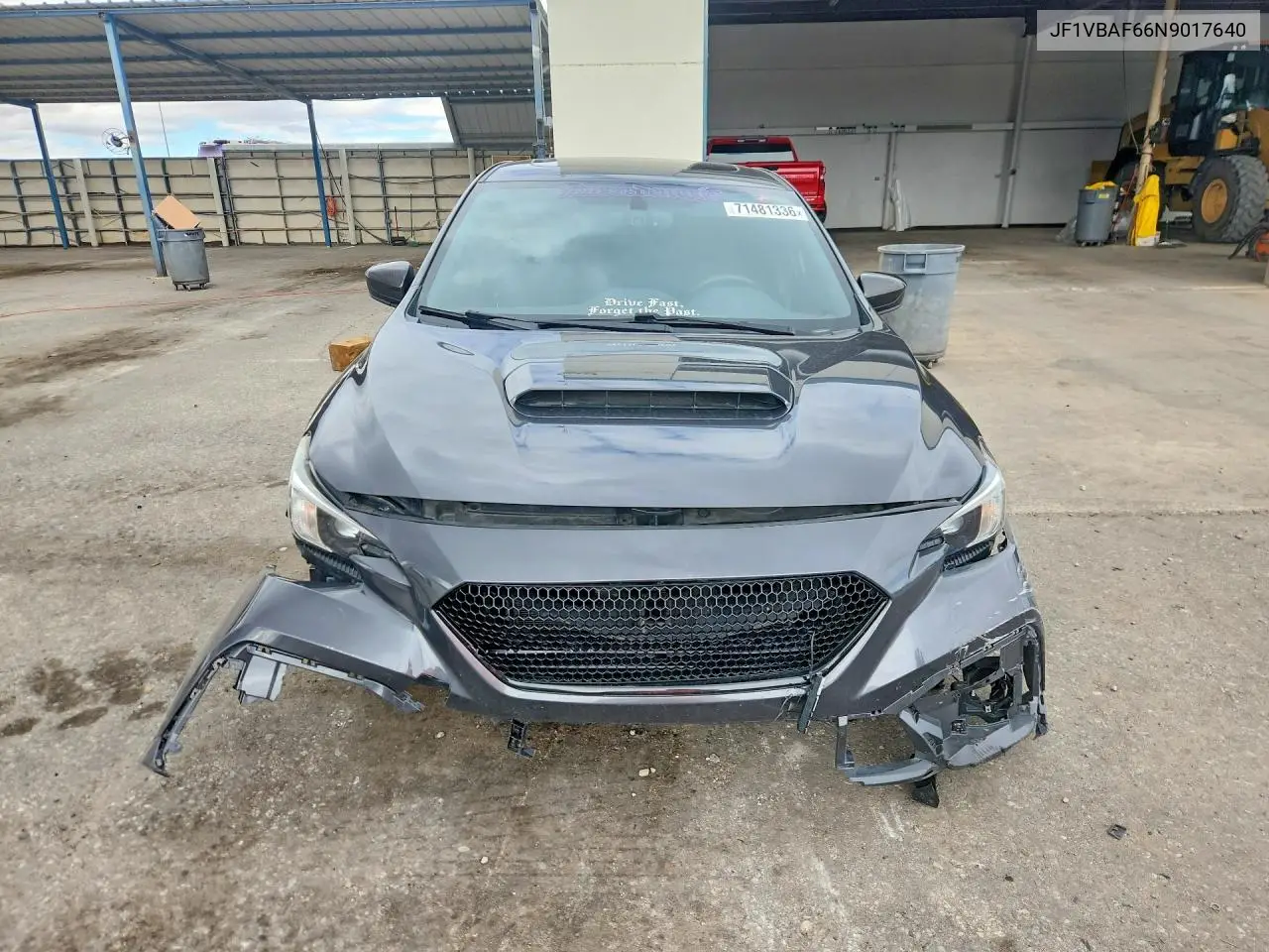 2022 SUBARU WRX VIN JF1VBAF66N9017640 — фото 5