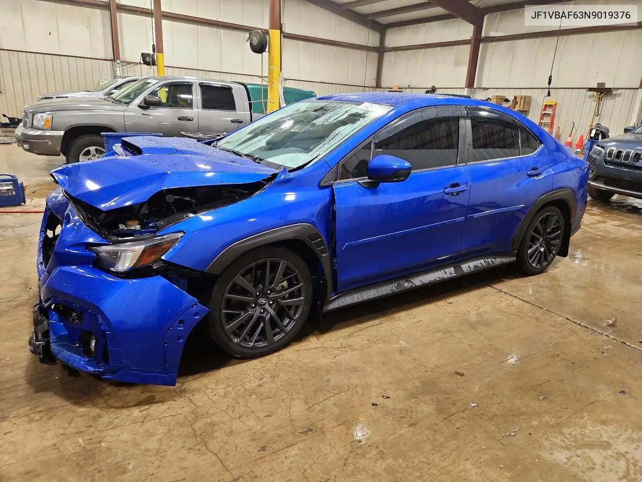 SUBARU WRX 2022, VIN JF1VBAF63N9019376