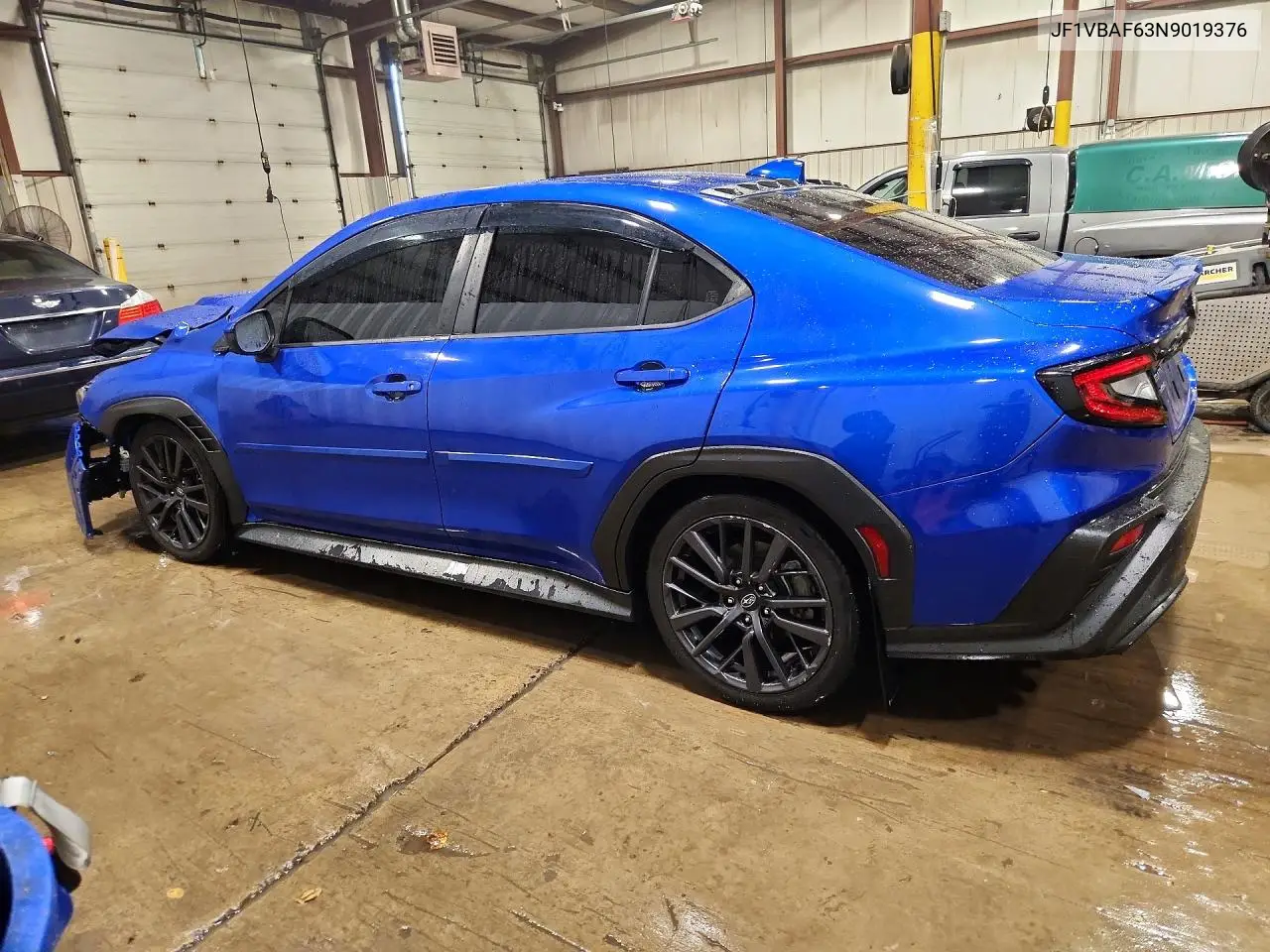 2022 SUBARU WRX VIN JF1VBAF63N9019376 — фото 2