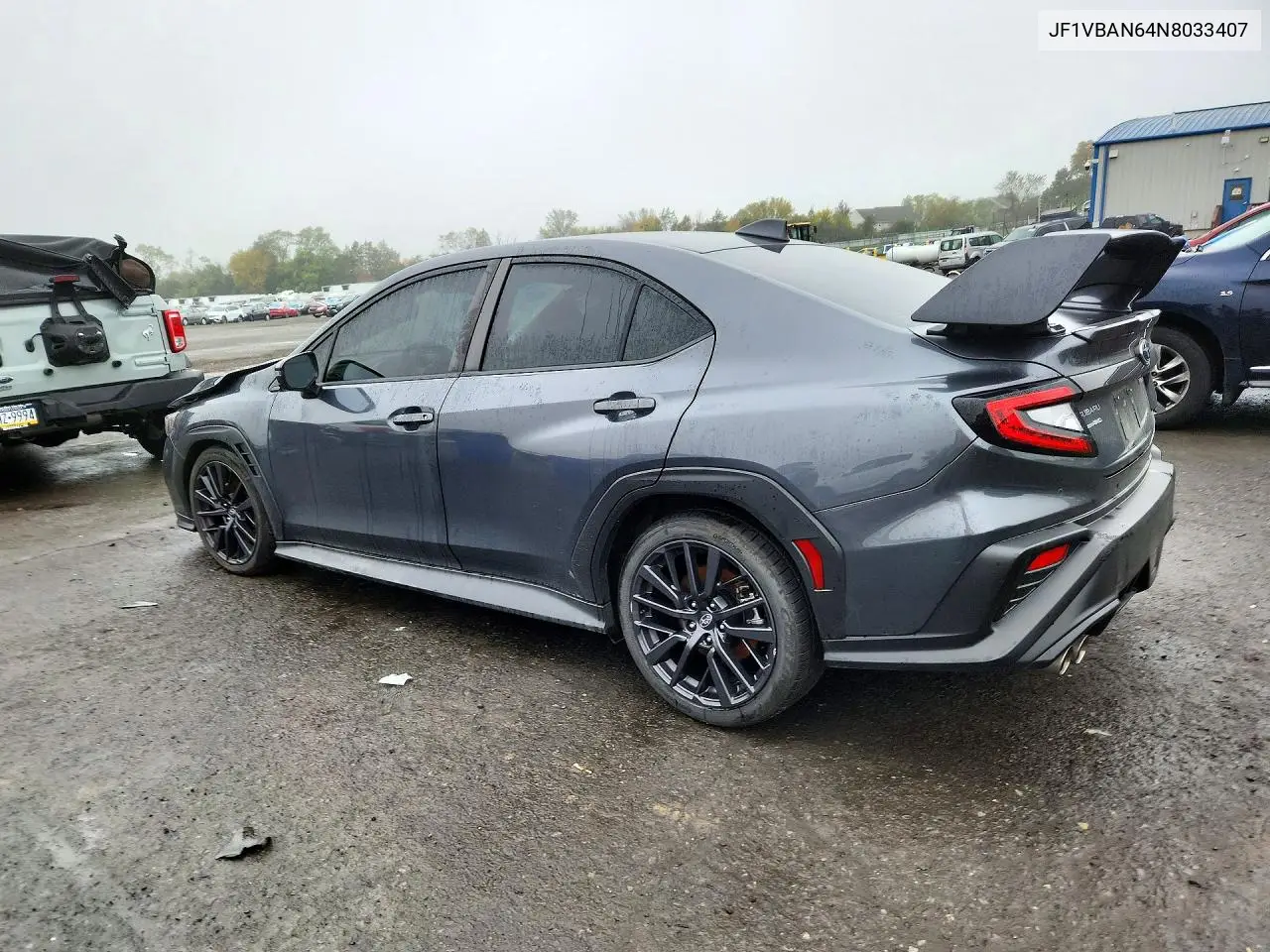 2022 SUBARU WRX VIN JF1VBAN64N8033407 — фото 2