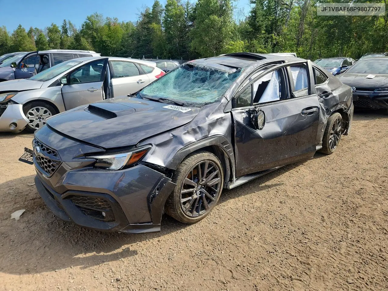 SUBARU WRX 2023, VIN JF1VBAF68P9807797