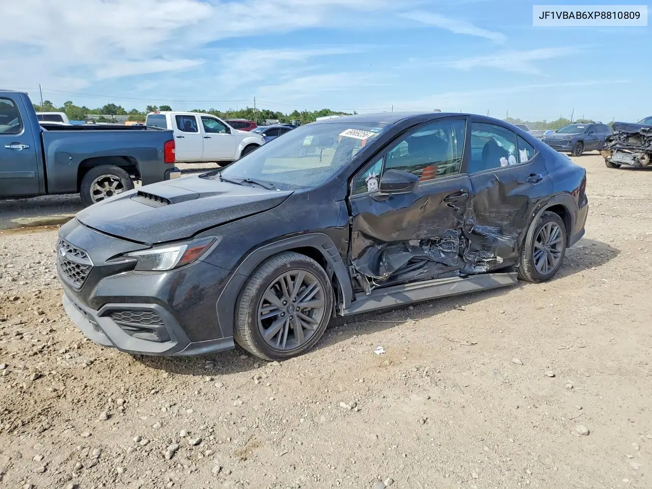 SUBARU WRX 2023, VIN JF1VBAB6XP8810809