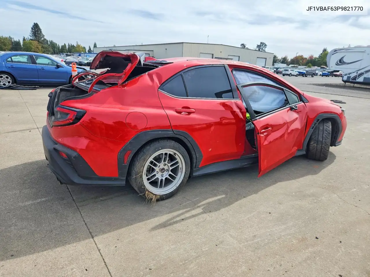 2023 SUBARU WRX VIN JF1VBAF63P9821770 — фото 3